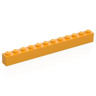 Brick 1 × 12 Bright Light Orange