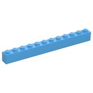 Stein 1 × 12 Mittelblau