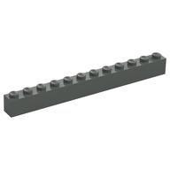 Brick 1 × 12 Dark Gray