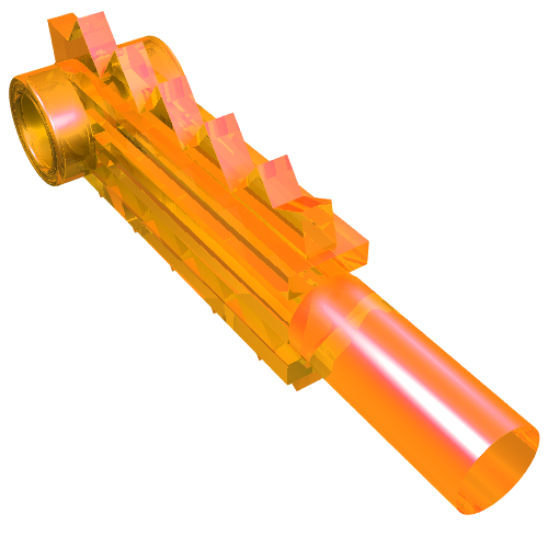 Tool Chainsaw Blade Trans-Orange