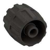 Wheel Hard Plastic Small (22mm D. x 24mm) Pearl Titanium