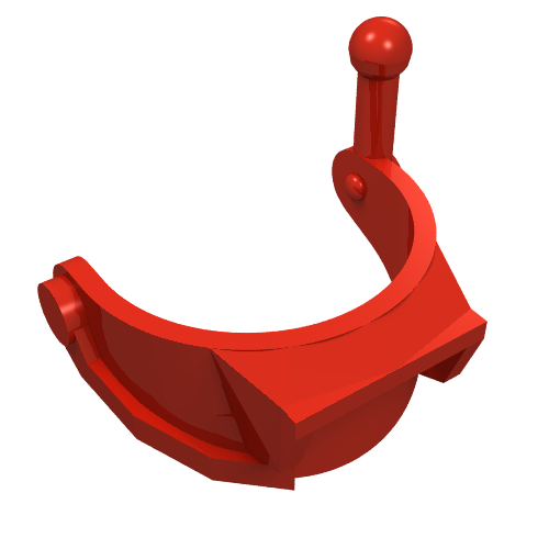 Headwear Accessory Visor with Antenna (Ice Planet) Rot