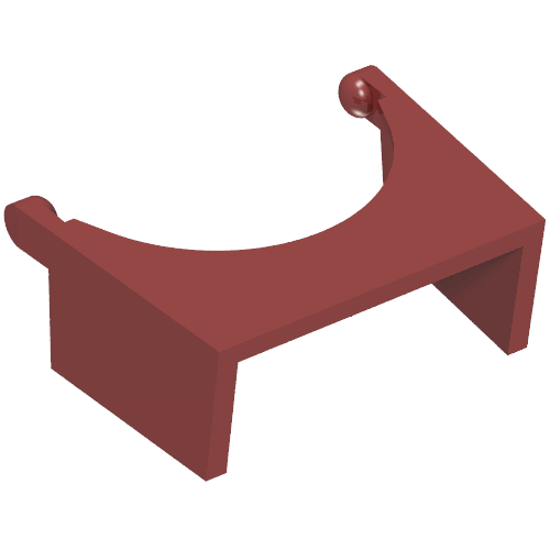 Headwear Accessory Visor (Star Wars Clone Trooper) Dark Red