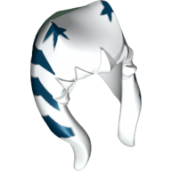 Headdress Togruta Montrals, Blue and Sand Green Ahsoka Print Weiß