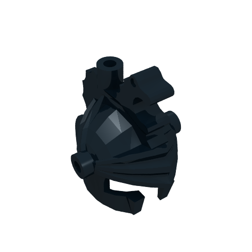 Helmet Castle - Dragon Crown Top with Clip Schwarz