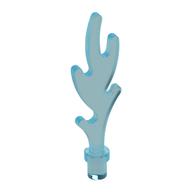 Wave / Flame Rounded with Base Rim Trans-Light Blue
