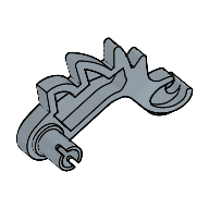 Animal / Creature Body Part, Dinosaur / Dragon Arm, Right Sand Blue