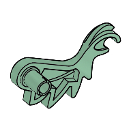 Animal / Creature Body Part, Dinosaur / Dragon Arm, Left Sand Green