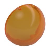 Dome Hemisphere 2 × 2 with Cutout Trans-Orange