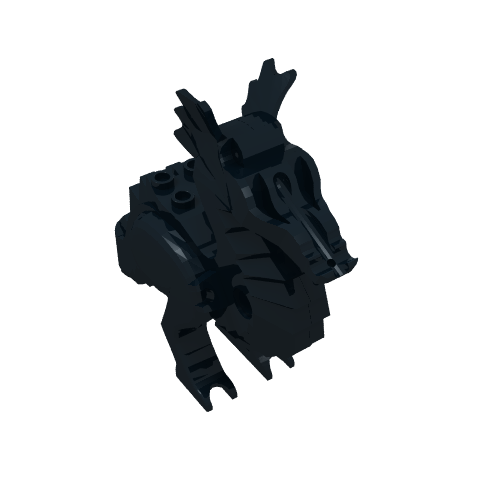 Creature Body Part, Dragon Body [Plain] Schwarz