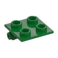 Hinge Brick 2 × 2 Top Plate Thin Green