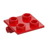 Hinge Brick 2 × 2 Top Plate Thin Red