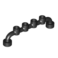 Bar 1 × 6 [Closed Studs] Black