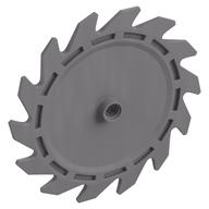 Technic Circular Saw Blade 9 × 9 with Pin Hole Flat Silver