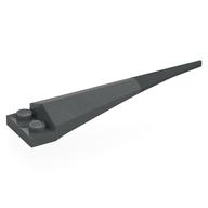 Plate Special 1 × 2 with Angular Extension and Dark Bluish Grey Tip Dunkelblaugrau