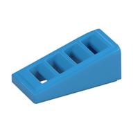 Brick Sloped 18° 2 × 1 × 2/3 with 4 Slots / Grate Dunkelazur