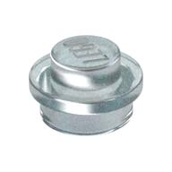 Plate Round 1 × 1 with Solid Stud Opal Trans-Clear