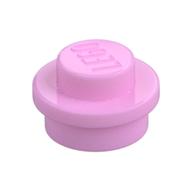 Plate Round 1 × 1 with Solid Stud Bright Pink