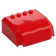 Windscreen 5 × 6 × 2 Triple Curved Top Canopy with 4 Studs Rot