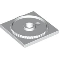 Turntable 4 × 4 Square Base, Locking Weiß