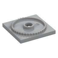 Turntable 4 × 4 Square Base, Locking Hellblaugrau