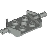 Plate Special 2 × 2 with Wheels Holder Wide Hellgrau