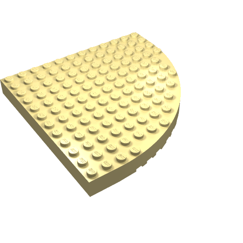 Stein rund Ecke 12 × 12