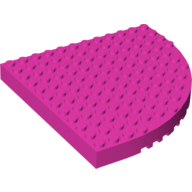 Brick Round Corner 12 × 12 Dark Pink