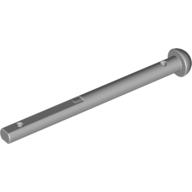 Bar 6L with Round Cap and Partially Flat Shaft Light Bluish Gray