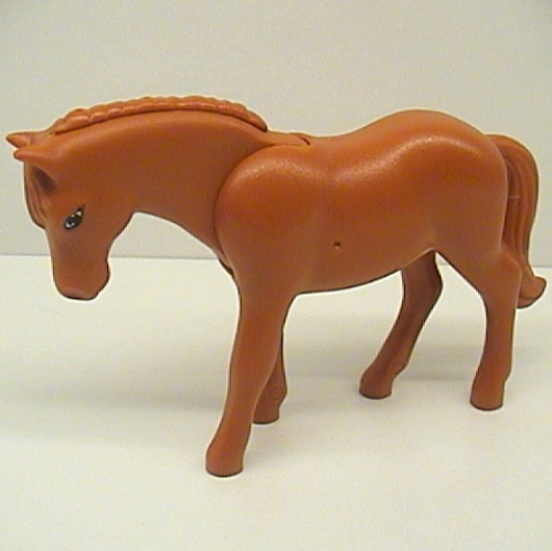 Belville, Animal, Horse, with Black Pupils, Whites Print Dunkelorange