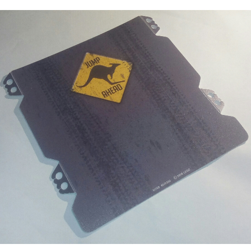 Ramp Cover, with Tyre Tracks and 'JUMP AHEAD' Kangaroo Sign Print [No Color/Any Color]