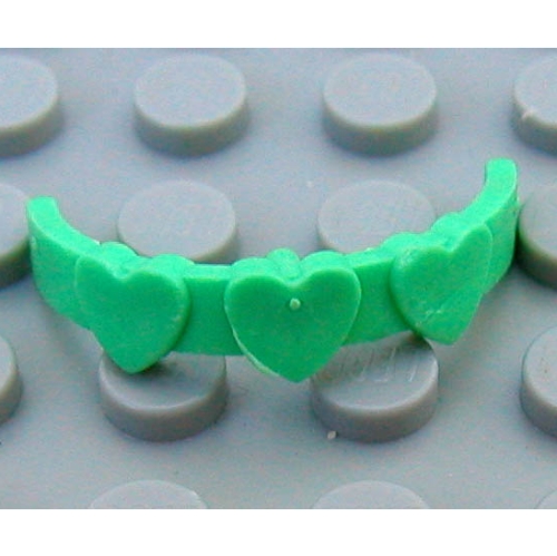 Belville, Equipment, Hair Band with Hearts Mittelgrün
