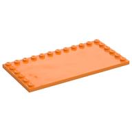 Plate Special 6 × 12 with Studs on 3 Edges Medium Orange