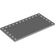 Plate Special 6 × 12 with Studs on 3 Edges