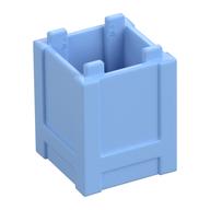 Container Box 2 × 2 × 2 - Top Opening Bright Light Blue