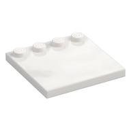 Plate Special 4 × 4 with Studs on One Edge [Plain] White