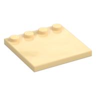 Plate Special 4 × 4 with Studs on One Edge [Plain] Tan