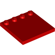 Plate Special 4 × 4 with Studs on One Edge [Plain] Rot