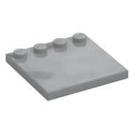 Plate Special 4 × 4 with Studs on One Edge [Plain] Light Bluish Gray