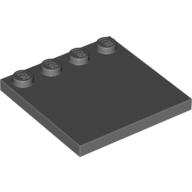 Plate Special 4 × 4 with Studs on One Edge [Plain] Dunkelblaugrau