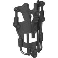 Large Figure Shield, Mistika Nynrah Ghost Blaster Shield (Toa Onua) Schwarz