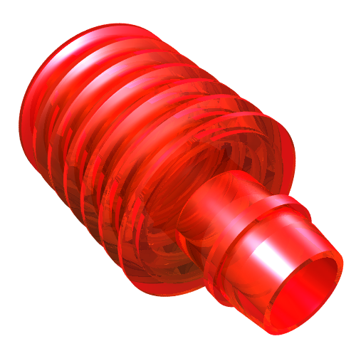 Launcher, Large Figure Weapon, Mistika Nynrah Ghost Blaster Air Pump Trans-Red