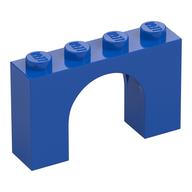 Stein Bogen 1 × 4 × 2 Blau
