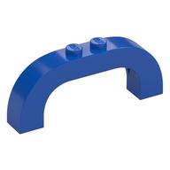 Stein Bogen 1 × 6 × 2 gebogen oben Blau