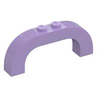 Stein Bogen 1 × 6 × 2 gebogen oben Lavendel