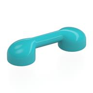 Bar 1 × 3 (Radio Handle, Phone Handset) Medium Azure
