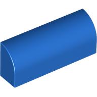 Brick Curved 1 × 4 × 1 1/3 No Studs, Lowered Inside Support Blue