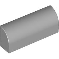 Brick Curved 1 × 4 × 1 1/3 No Studs, Lowered Inside Support Hellblaugrau