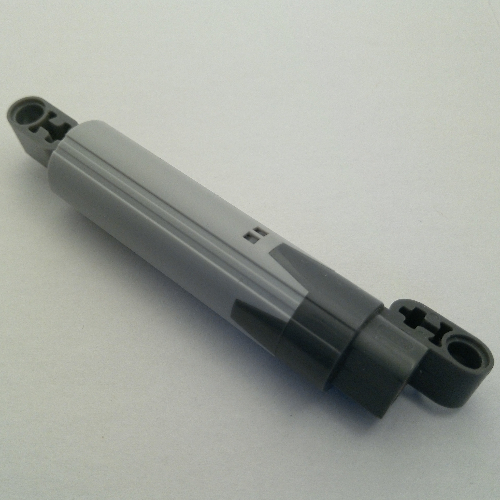 Technic Linear Actuator with Dark Bluish Gray Ends [Original Version] Light Bluish Gray