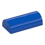 Brick Curved 2 × 4 Double, No Studs, without Groove Blue